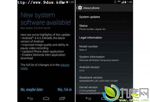 ĦMoto X/Moto G/Moto EֻȻAndroid 4.4.3