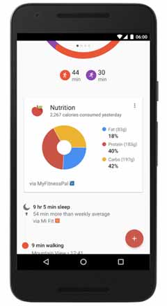 ׷ӦGoogle Fit£Instant Insightsʱ˶ͼAndroid Wearս֧