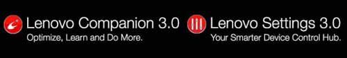 Windows 10 PCԤװLenovo Companion 3.0ԼLenovo Settings 3.0