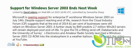 Windows Server 2003714ֹ֧ͣ,΢ûǨƵµϵͳWindows Server 2012 R2