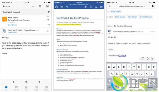 iOSOutlookʼֱ֧Ӵ/༭/Officeĵ
