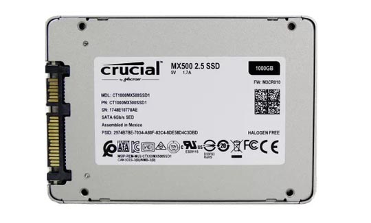 ⷢCrucial MX500ϵSSD״643D TLC NAND