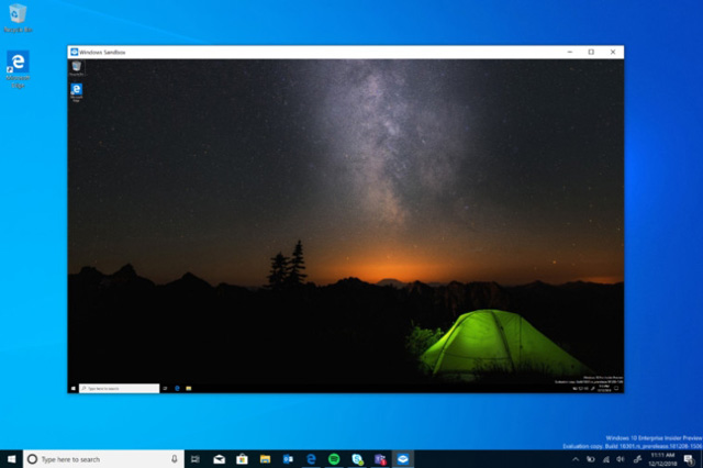 Windows 10 19H1ԤBuild 18305ͣɳSandboxϵͳߣ