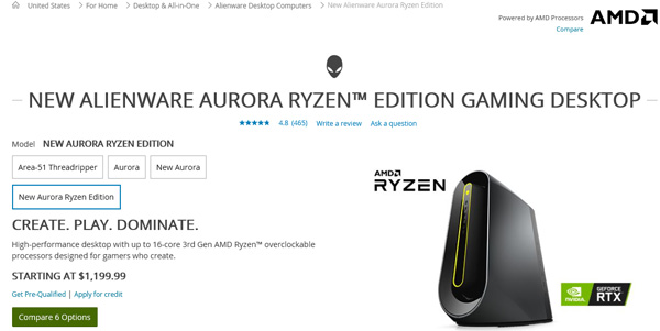 AMDع飡Alienware Aurora