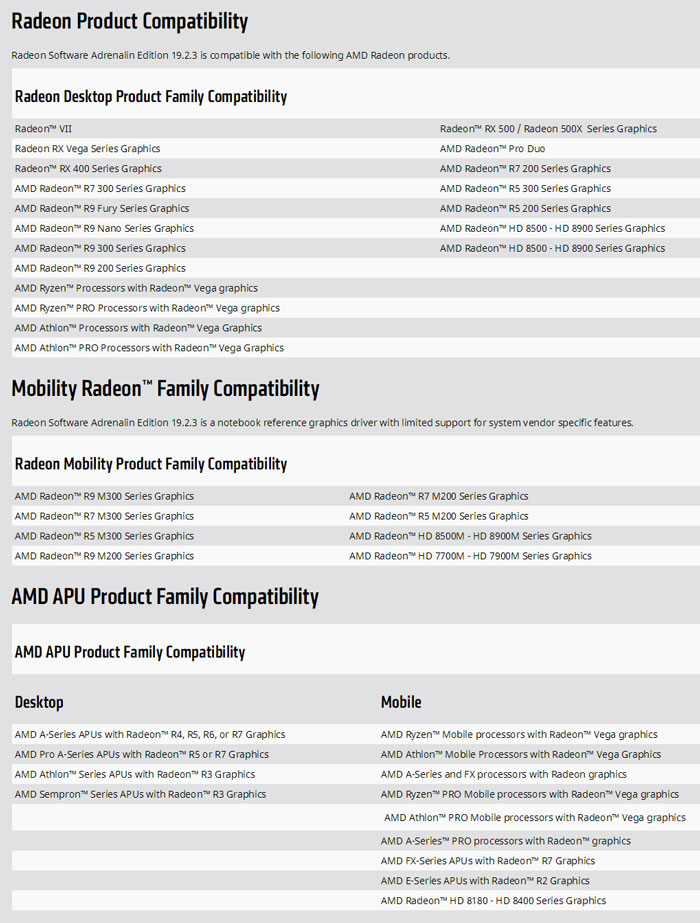 AMDRadeon Adrenalin 2019 Edition 19.2.3Կ17