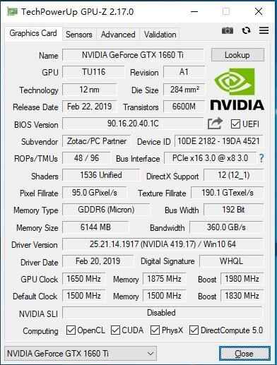 GPU-Z V2.17.0汾£֧GTX 1660 TiRTX 20ϵƶ桢Radeon VIIһ¿