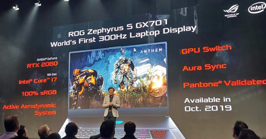 ˶ȫ׿300HzˢϷROG Zephyrus S GX7019i7+RTX 2080