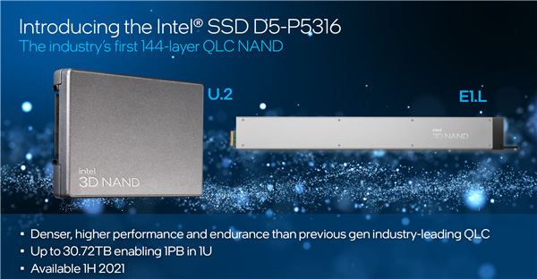 IntelSSD D7-P5510/D5-P5316ȫ׷144QLC SSD TLC