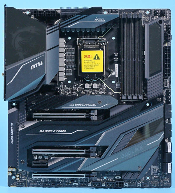 十代酷睿顶级电竞主板：微星MEG Z490 GODLIKE主板图赏：售价8999元