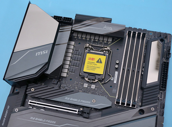 十代酷睿顶级电竞主板：微星MEG Z490 GODLIKE主板图赏：售价8999元