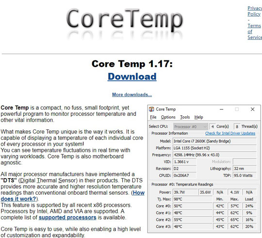 CPUCore Temp 1.17棺µӢض AMD 