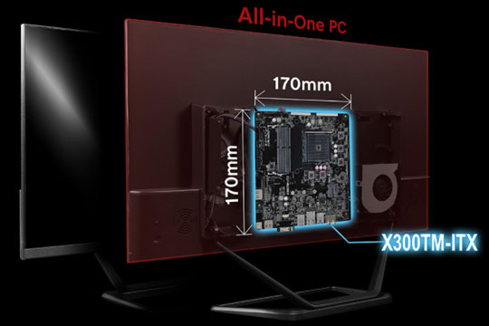 AMD X300TM-ITX巢ֱ֧ʼǱڴ桢4000ϵAPU