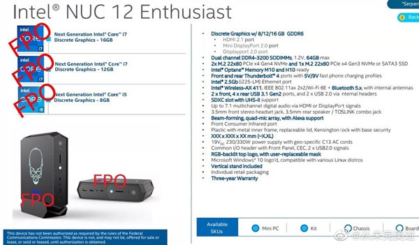 Intel NUC 12հӲع⣺12IntelԿ