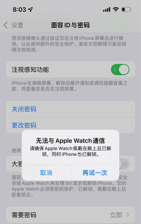 iPhone 13/Proֻ“ʧ”֧ͨ Apple Watch Ļ